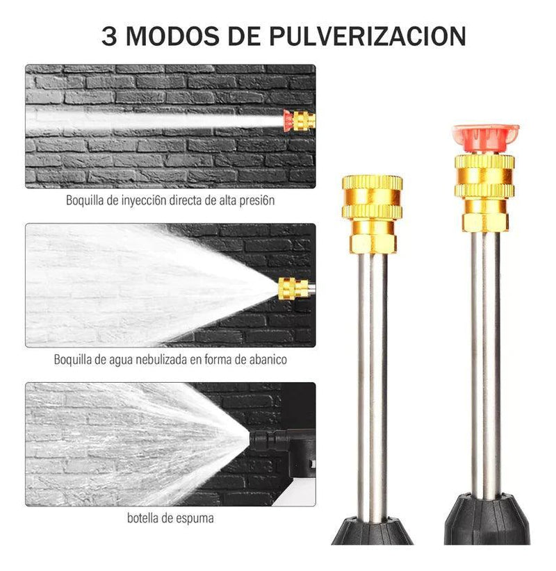 HYDROJET PRO - Hidrolavadora Portátil + 2 BATERÍAS GRATIS - Quik Col