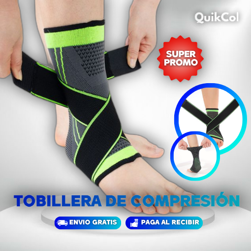 SPORTFLEX©️ - Tobillera de Compresión - Quik Col