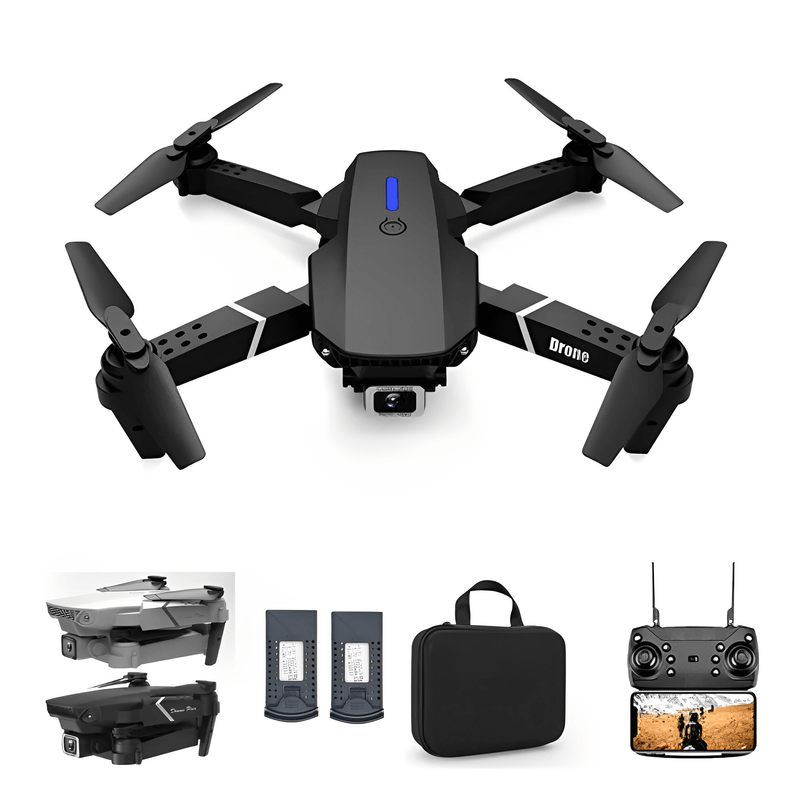 Drone Plegable Wifi Doble Batería W8 - Quik Col