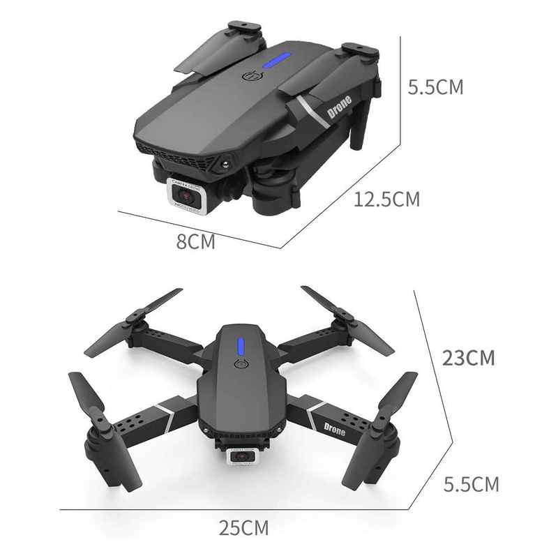 Drone Plegable Wifi Doble Batería W8 - Quik Col